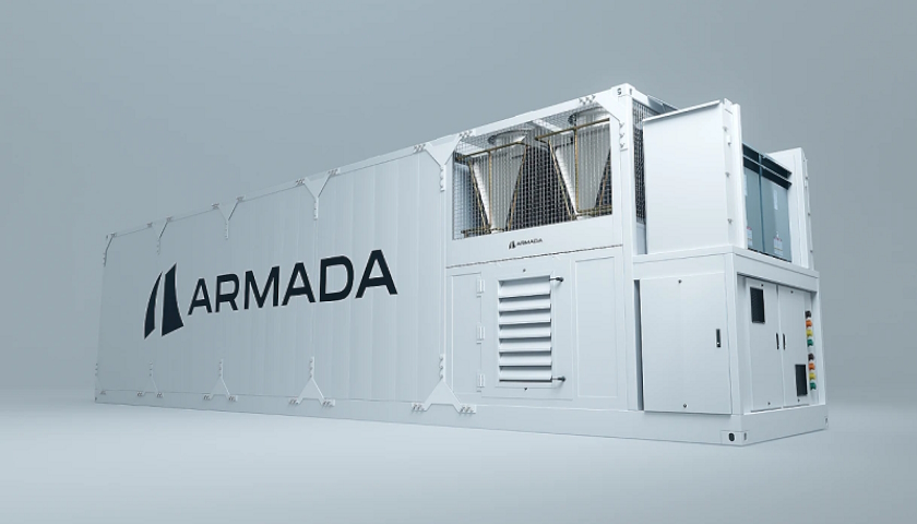 Armada satellite-connected data center modules