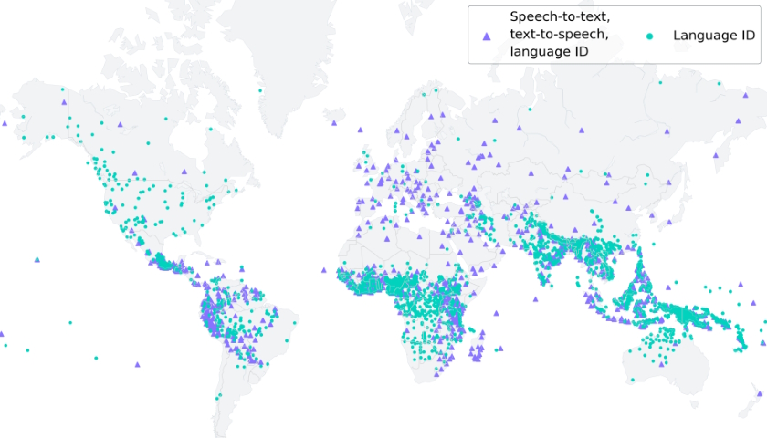 Meta Massively Multilingual Speech (MMS) models